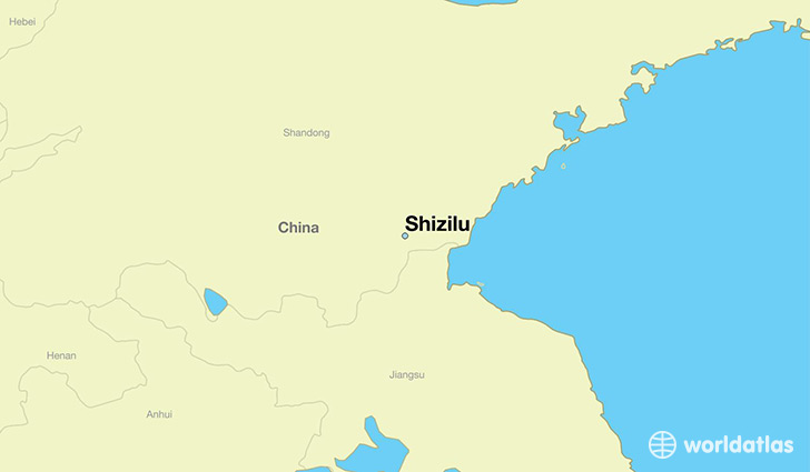 map showing the location of Shizilu