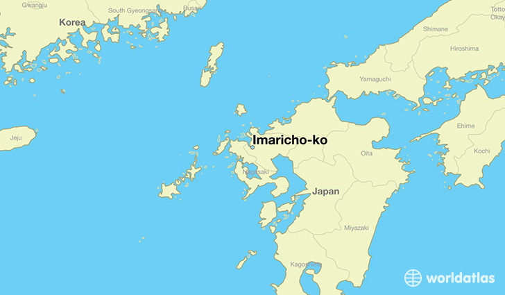 map showing the location of Imaricho-ko