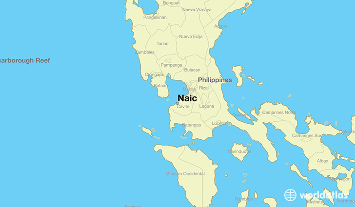 map showing the location of Naic