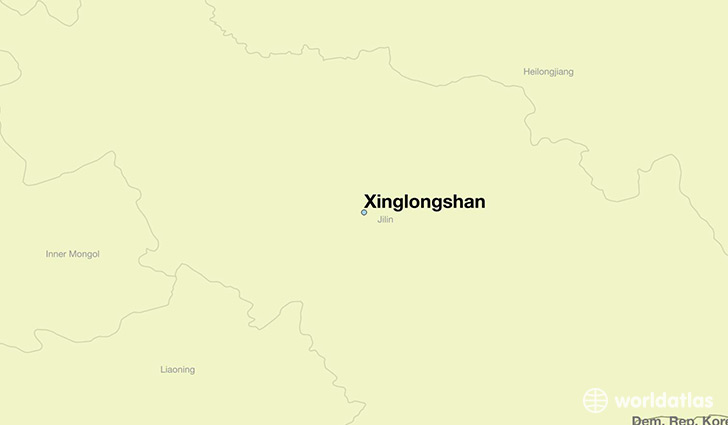 map showing the location of Xinglongshan