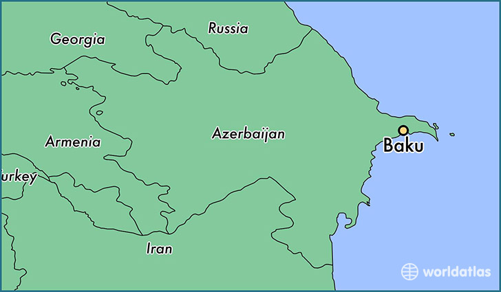 Where Is Baku On The World Map Cyndiimenna