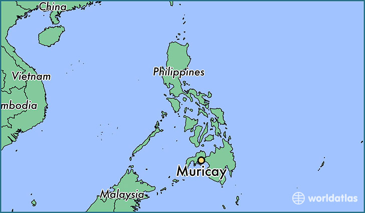 map showing the location of Muricay