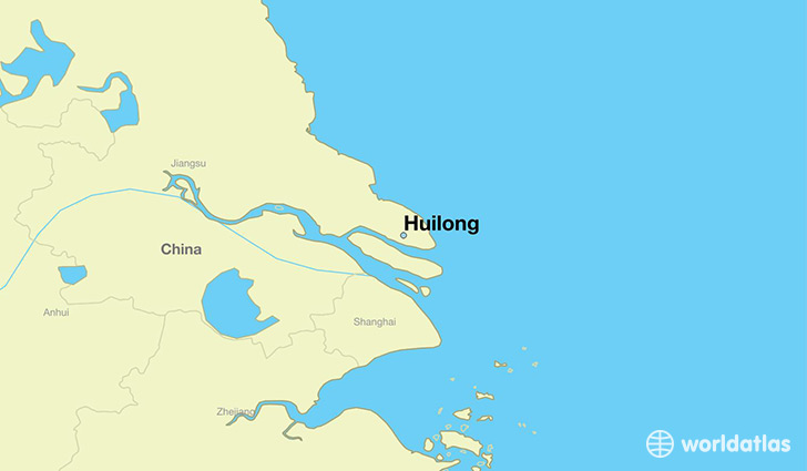 map showing the location of Huilong