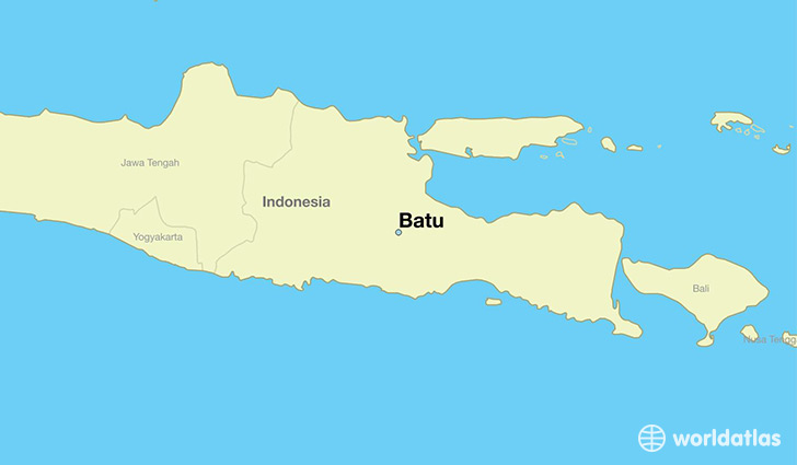 map showing the location of Batu