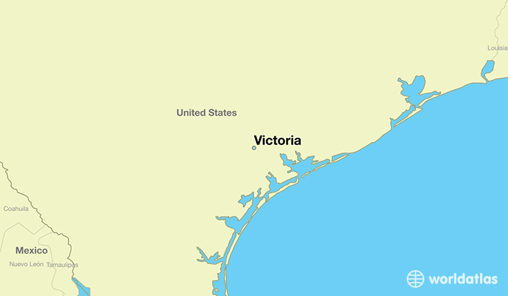 map showing the location of Victoria