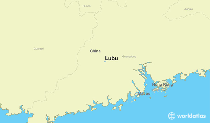 map showing the location of Lubu