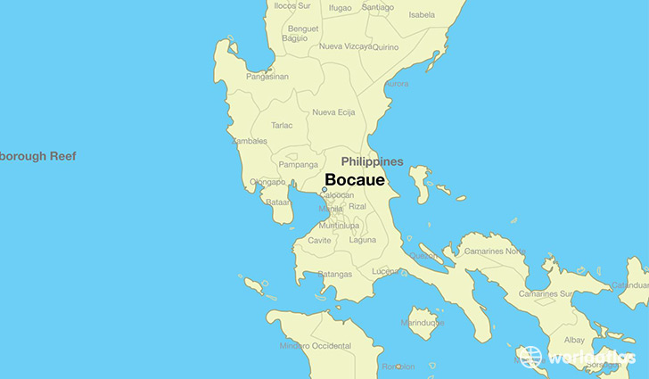 map showing the location of Bocaue