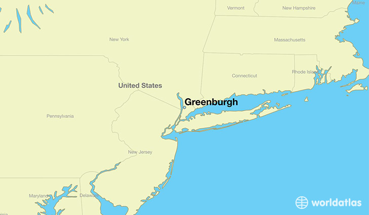 map showing the location of Greenburgh