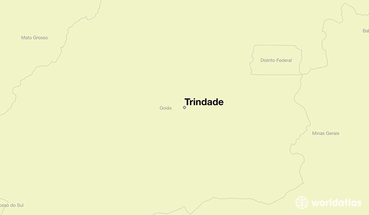 map showing the location of Trindade