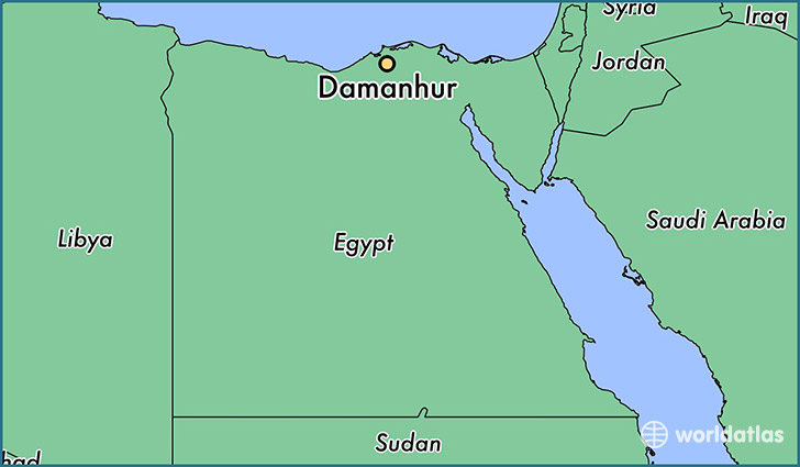 map showing the location of Damanhur