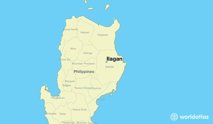 map showing the location of Ilagan