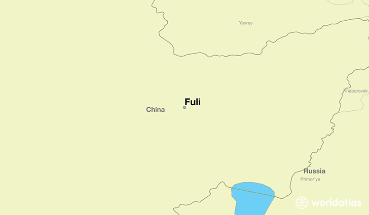 map showing the location of Fuli