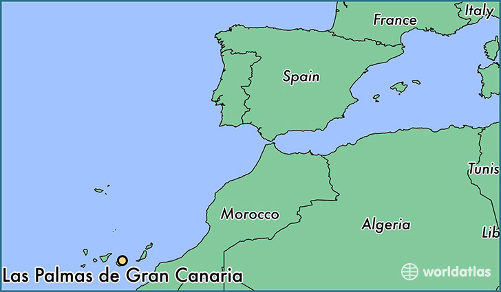 World Map Gran Canaria Afp Cv