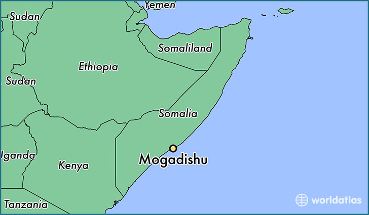 Somalia Map Mogadishu Somalia Map Mogadishu