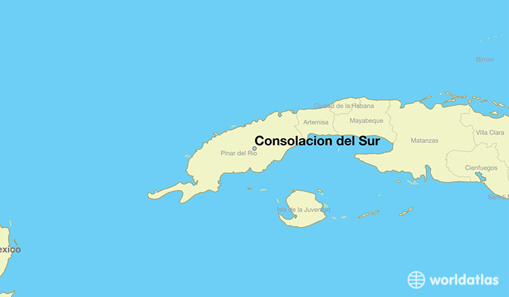map showing the location of Consolacion del Sur