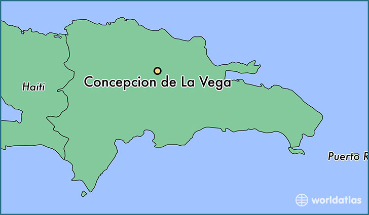 map showing the location of Concepcion de La Vega