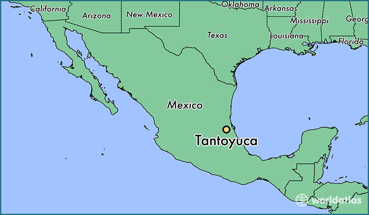 map showing the location of Tantoyuca