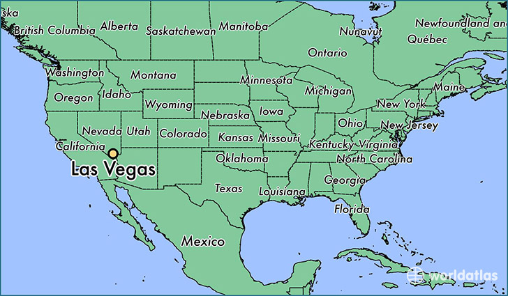 Las Vegas World Map
