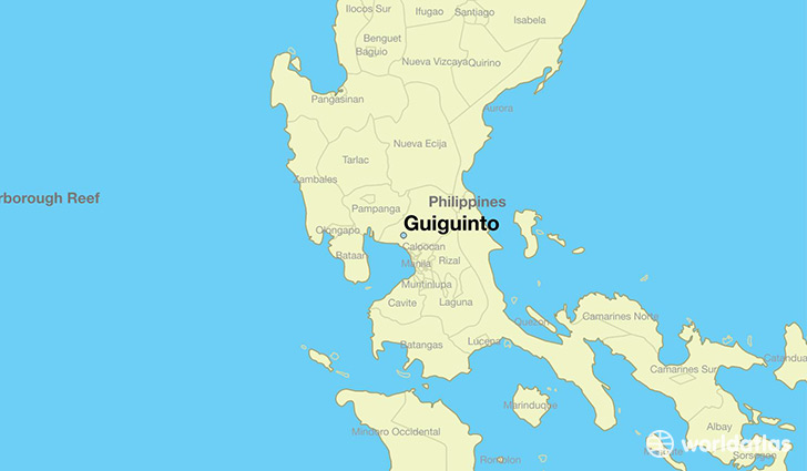 map showing the location of Guiguinto