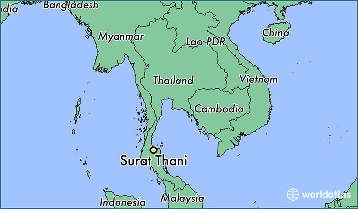 Where is Surat Thani, Thailand? / Surat Thani, Surat Thani Map
