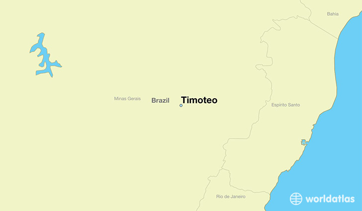 map showing the location of Timoteo