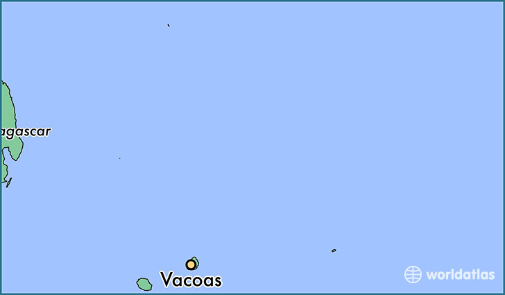 map showing the location of Vacoas