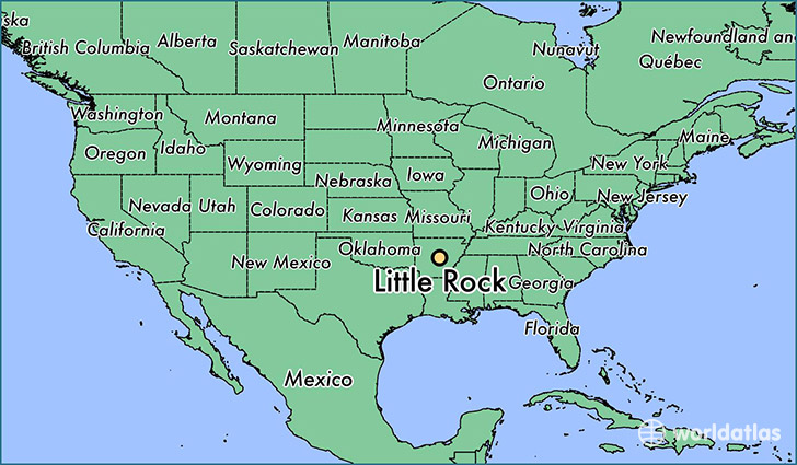 Where is Little Rock, AR? / Little Rock, Arkansas Map - WorldAtlas.com