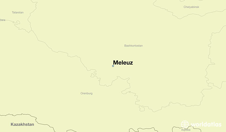 map showing the location of Meleuz