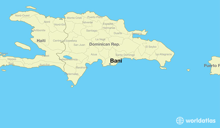 map showing the location of Bani