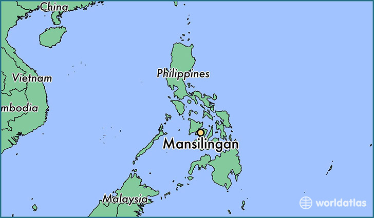 map showing the location of Mansilingan