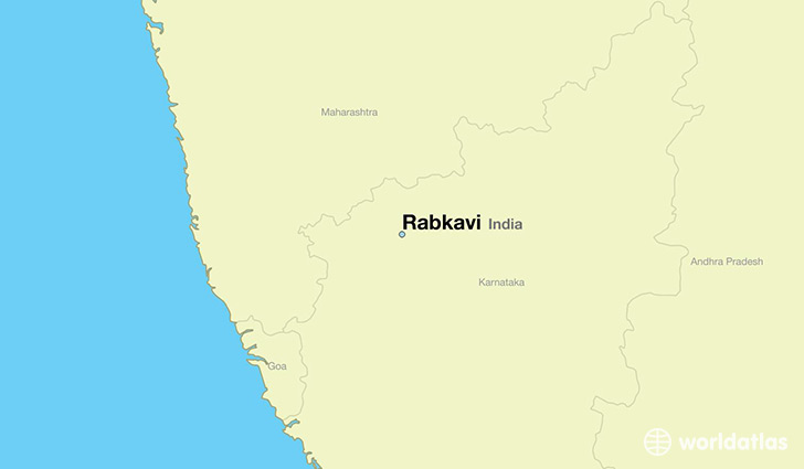 map showing the location of Rabkavi