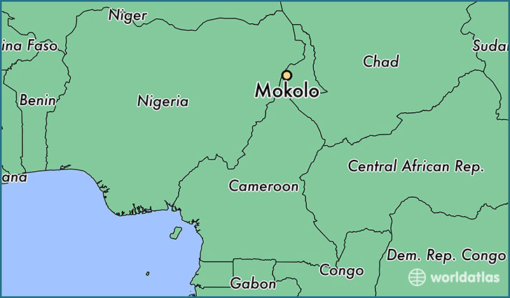 map showing the location of Mokolo