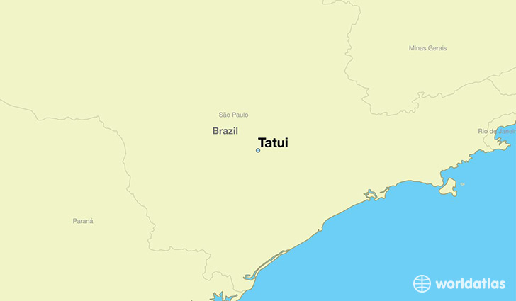 map showing the location of Tatui