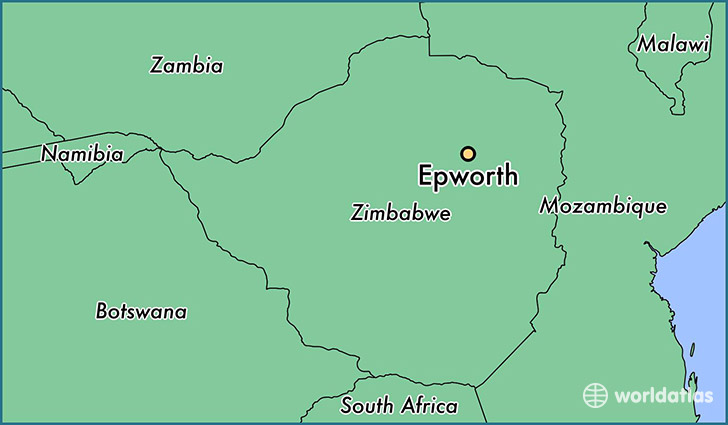 map showing the location of Epworth