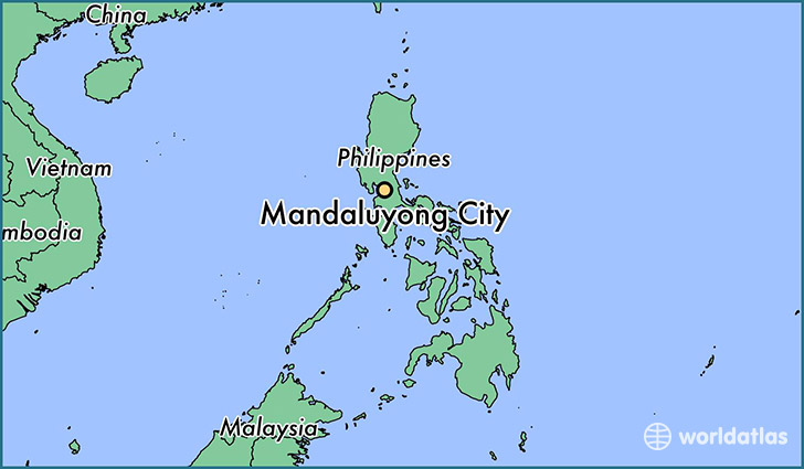 map showing the location of Mandaluyong City