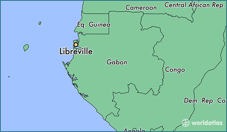 Image result for map of libreville