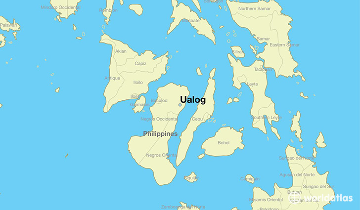 map showing the location of Ualog