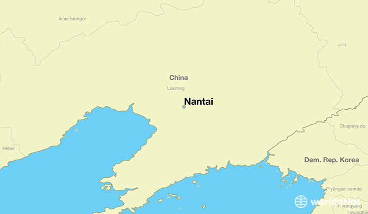 map showing the location of Nantai