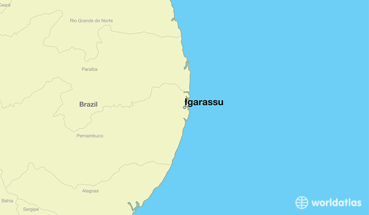 map showing the location of Igarassu