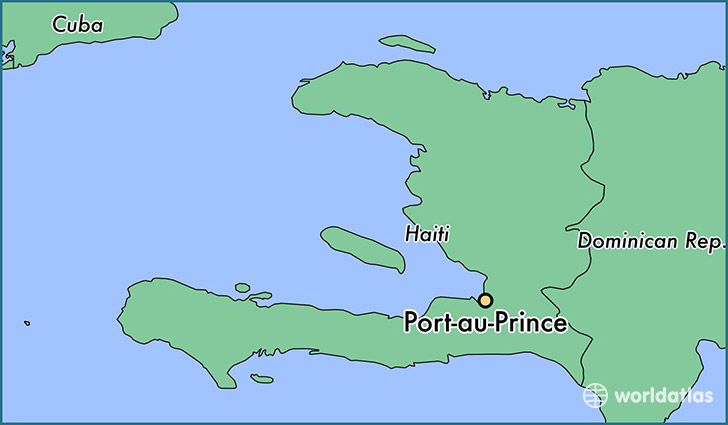 map showing the location of Port-au-Prince