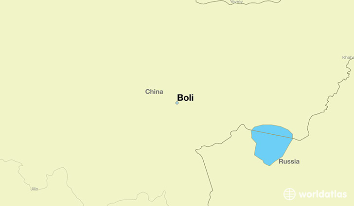 map showing the location of Boli