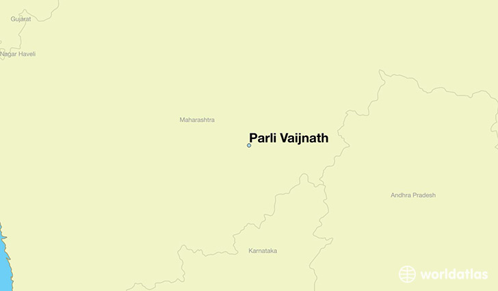map showing the location of Parli Vaijnath