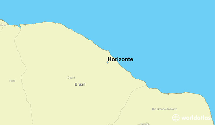 map showing the location of Horizonte