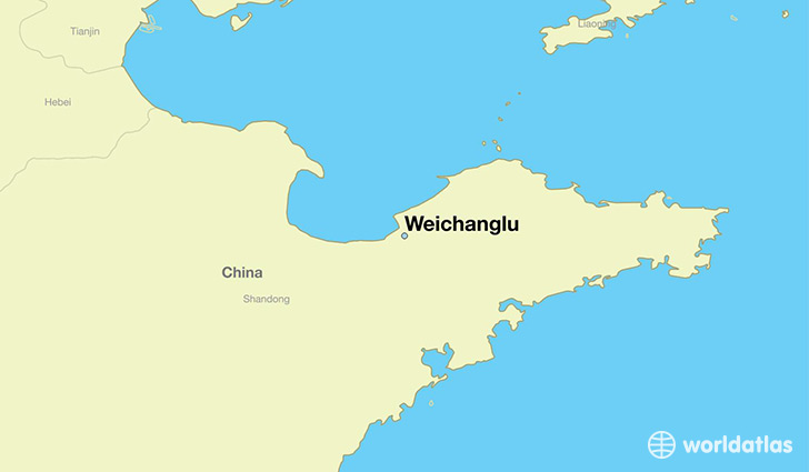 map showing the location of Weichanglu