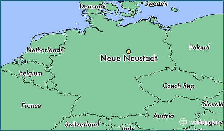 map showing the location of Neue Neustadt