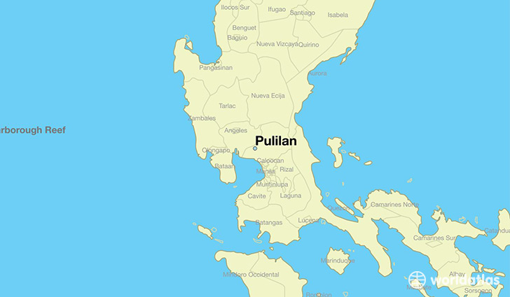 map showing the location of Pulilan