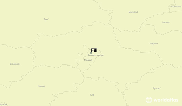 map showing the location of Fili