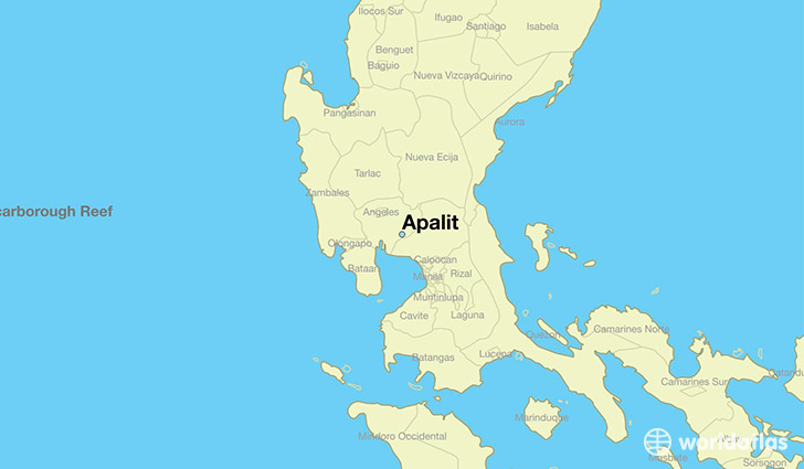 map showing the location of Apalit