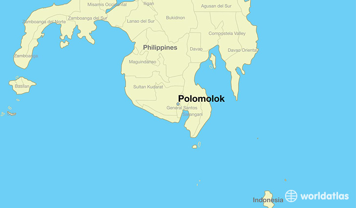 map showing the location of Polomolok
