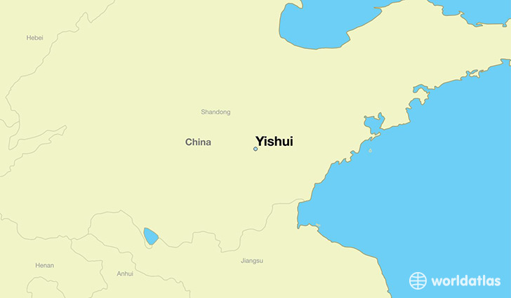 map showing the location of Yishui
